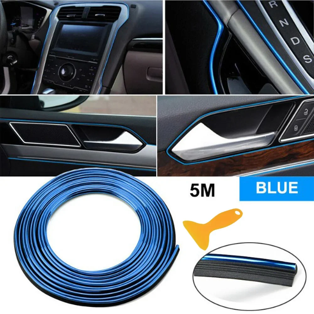 5M Car Interior Decorations Flexible Strips Auto Moulding Stickers Car Cover Trim For Dashboard Door Car Styling Modification
5M Car Interior Decorations Flexible Strips Auto Moulding Stickers Car Cover Trim For Dashboard Door Car Styling Modification