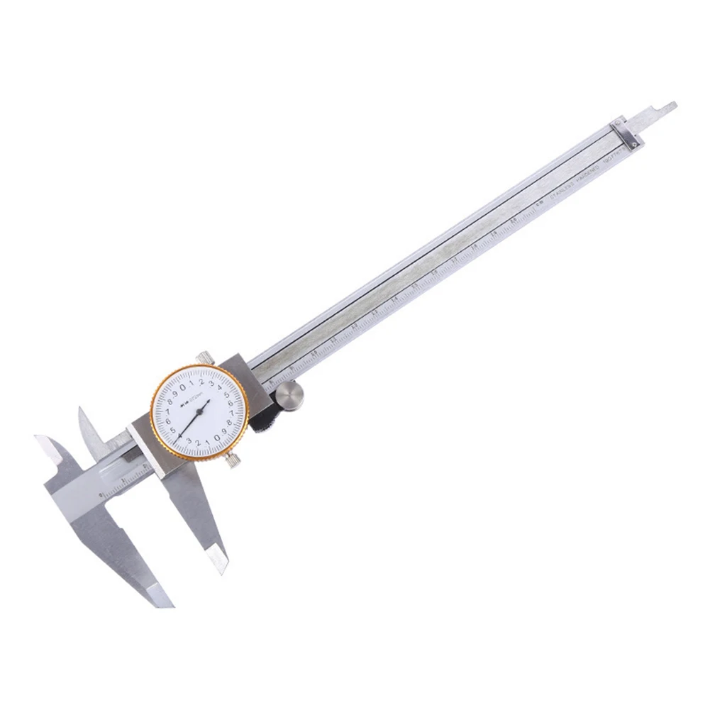 Vernier Caliper with Dial Indicator Carbon Steel Gauge 0 150mm Measuring Range Micromotion Trolley Compatibility
Vernier Caliper with Dial Indicator Carbon Steel Gauge 0 150mm Measuring Range Micromotion Trolley Compatibility