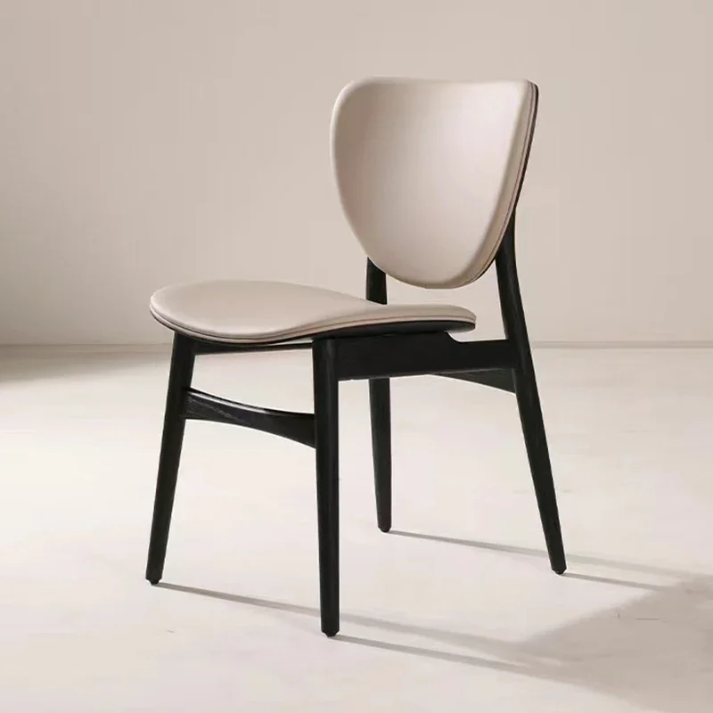 

Современные обеденные стулья, деревянные, для ресторана, скандинавские кожаные стулья для вечеринок, дизайнерские стулья для бара, стулья для балкона, кухонная мебель