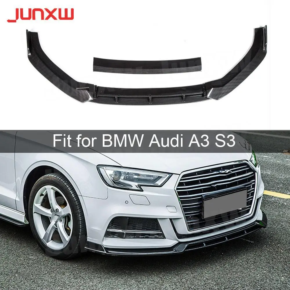 Gloss Black Front Bumper Lip Spoiler for Audi A3 Sline S3 Not A3 Standard 2017 2018 2019 ABS Carbon Look Black Head Chin Guard
Gloss Black Front Bumper Lip Spoiler for Audi A3 Sline S3 Not A3 Standard 2017 2018 2019 ABS Carbon Look Black Head Chin Guard