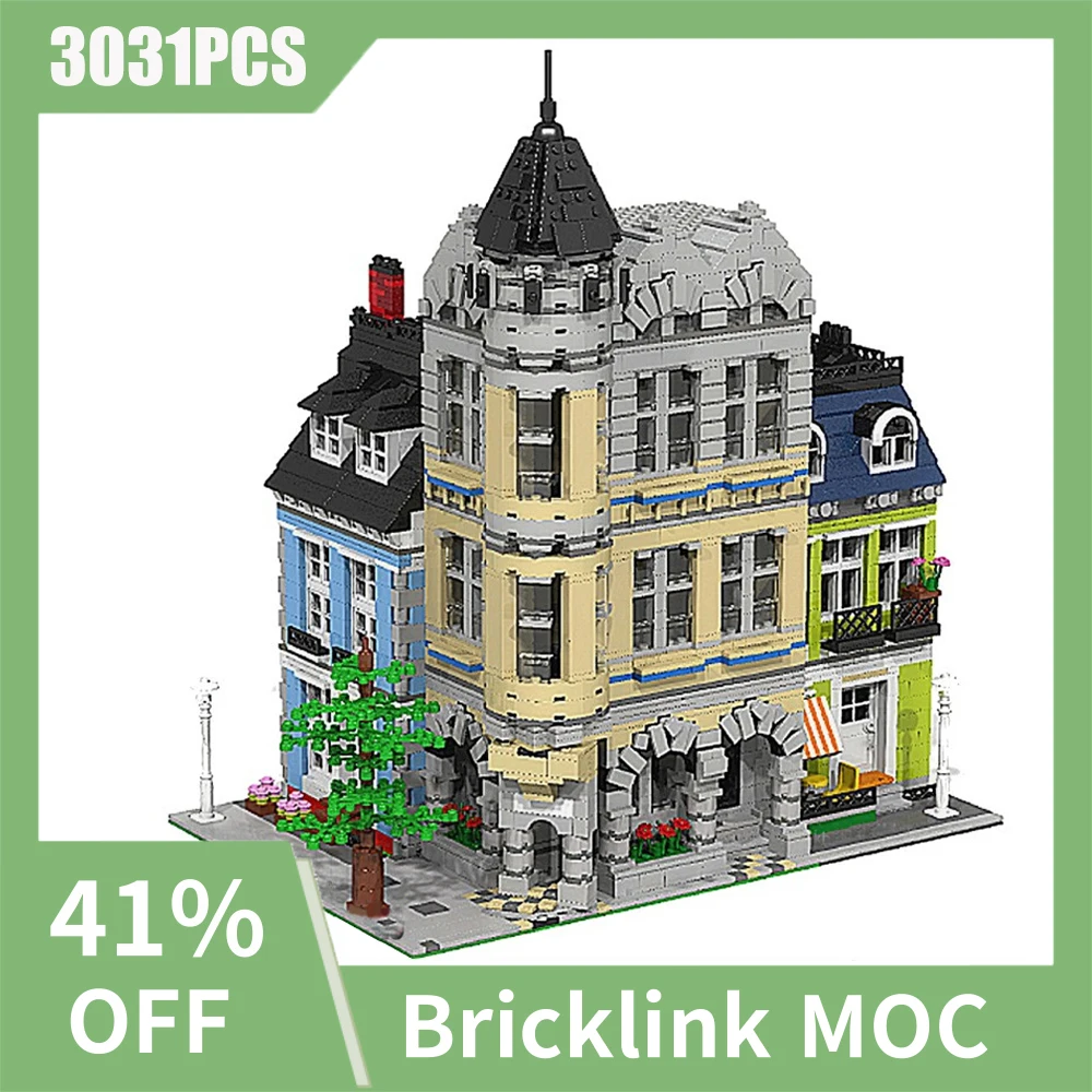 NEW 3031PCS City Hot Selling Street View Moc Modular the Old Corner Square building DIY creative ideas Toy birthday Gift Blocks
NEW 3031PCS City Hot Selling Street View Moc Modular the Old Corner Square building DIY creative ideas Toy birthday Gift Blocks