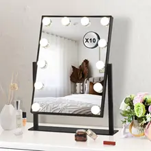Ins Led Makeup Mirror Touch Dimmer Vanity Lights 360 Degree Rotation Table Countertop Cosmetics Bedroom Mirror 10x for Girl gift
Ins Led Makeup Mirror Touch Dimmer Vanity Lights 360 Degree Rotation Table Countertop Cosmetics Bedroom Mirror 10x for Girl gift