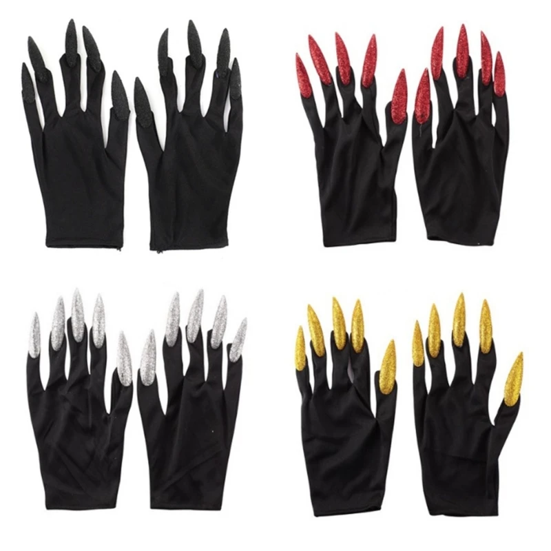 New Scary Halloween Wolf Claw Gloves Handmade Fingernails Witches Hand Mardi Gras Long Nails Birthday Cosplay Costume
New Scary Halloween Wolf Claw Gloves Handmade Fingernails Witches Hand Mardi Gras Long Nails Birthday Cosplay Costume