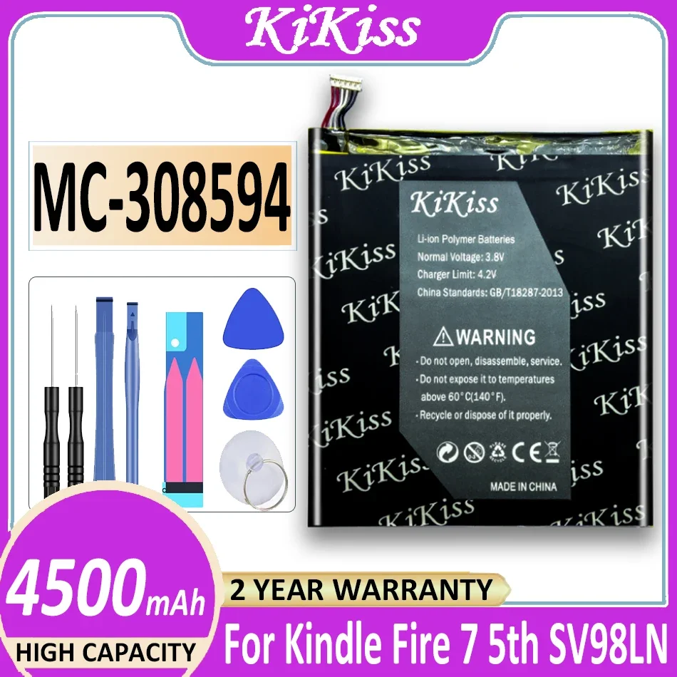 Аккумулятор для Amazon Kindle Fire 7 Fire7 5-го поколения SV98LN на 4500 мАч с бесплатными инструментами
Аккумулятор для Amazon Kindle Fire 7 Fire7 5-го поколения SV98LN на 4500 мАч с бесплатными инструментами