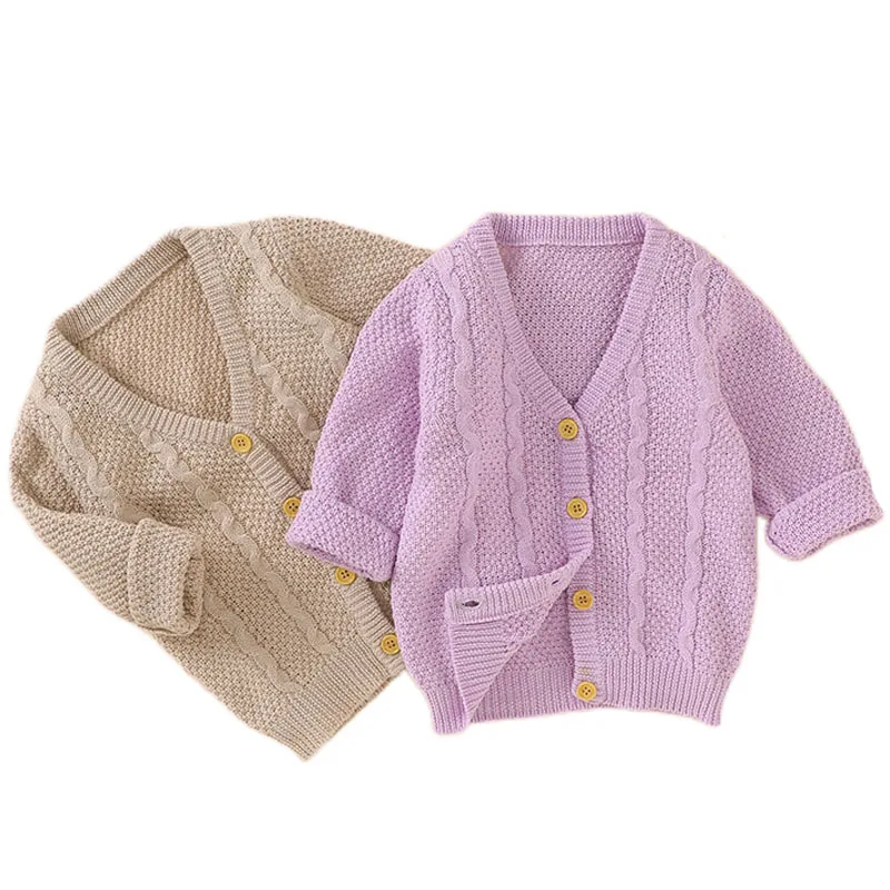 Baby Sweater Autumn Newborn Boy Girl Clothes V Neck Long Sleeves Infant Knitted Cardigan Sweater Coat Kid Toddler Knitwear 0-24M
Baby Sweater Autumn Newborn Boy Girl Clothes V Neck Long Sleeves Infant Knitted Cardigan Sweater Coat Kid Toddler Knitwear 0-24M