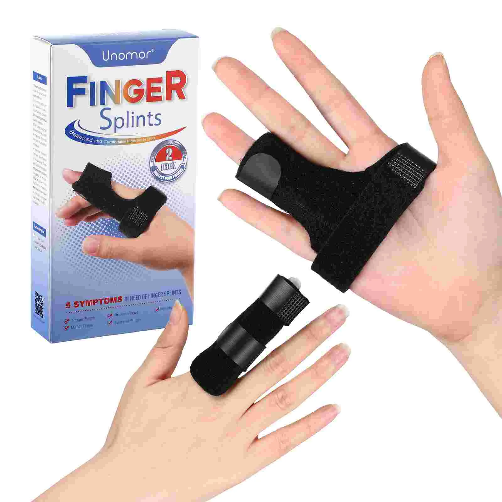 UNOMOR Trigger Finger Splint Broken Finger Brace Adjustable Finger Protector Finger Straightener Sleeves
UNOMOR Trigger Finger Splint Broken Finger Brace Adjustable Finger Protector Finger Straightener Sleeves