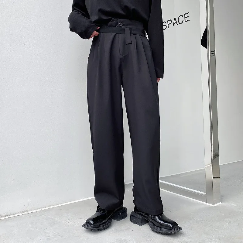 2023Straight Men Casual Elastic Suit Waist Pant Loose Ribbon High Long Man Streetwear Trend Fashion Trousers
2023Straight Men Casual Elastic Suit Waist Pant Loose Ribbon High Long Man Streetwear Trend Fashion Trousers