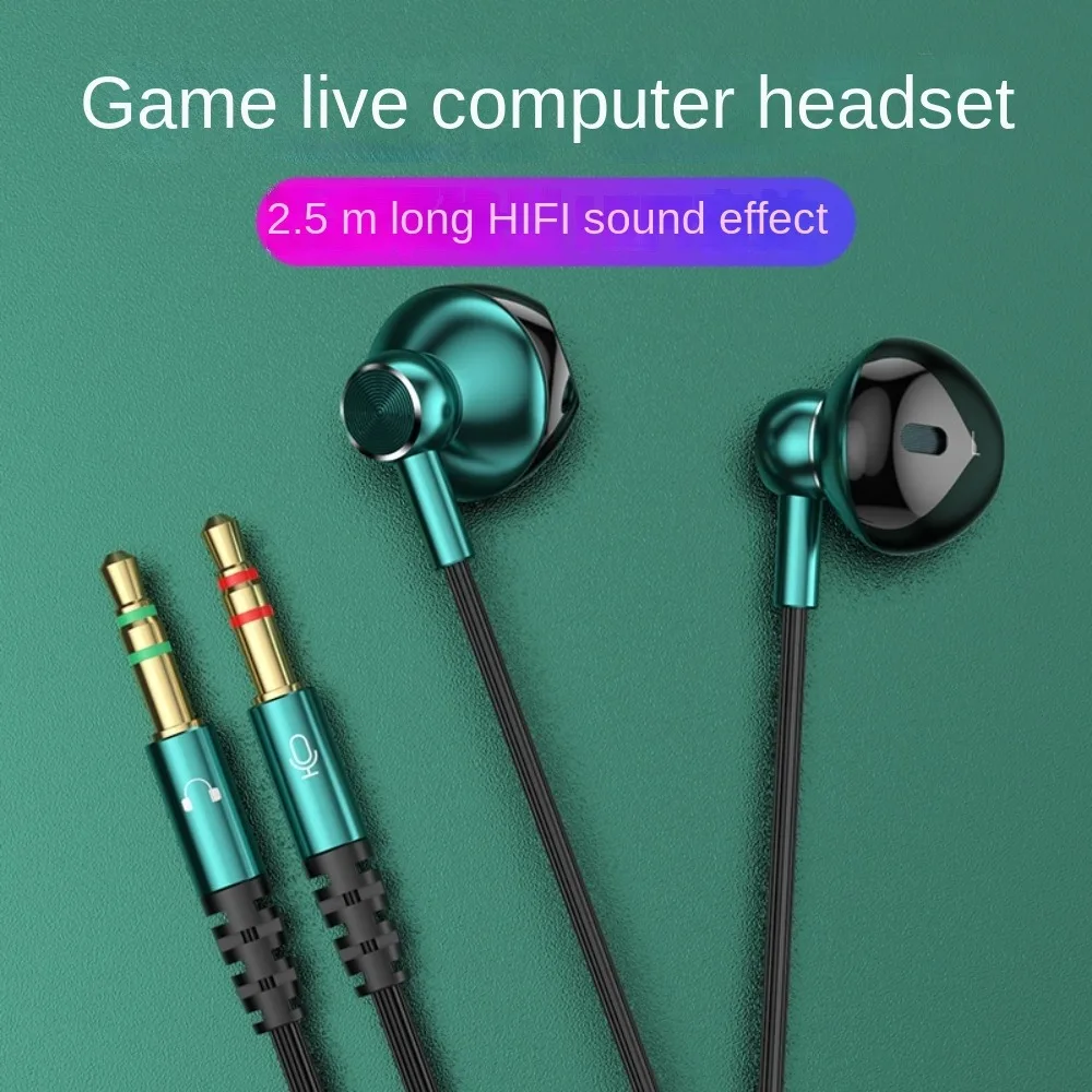 3.5mm Jack 3.5mm Wired Earphones Dual Plug in Ear Dual Jack Headphones Stereo Headset Wired Headset for Desktop/Computer/PC
3.5mm Jack 3.5mm Wired Earphones Dual Plug in Ear Dual Jack Headphones Stereo Headset Wired Headset for Desktop/Computer/PC