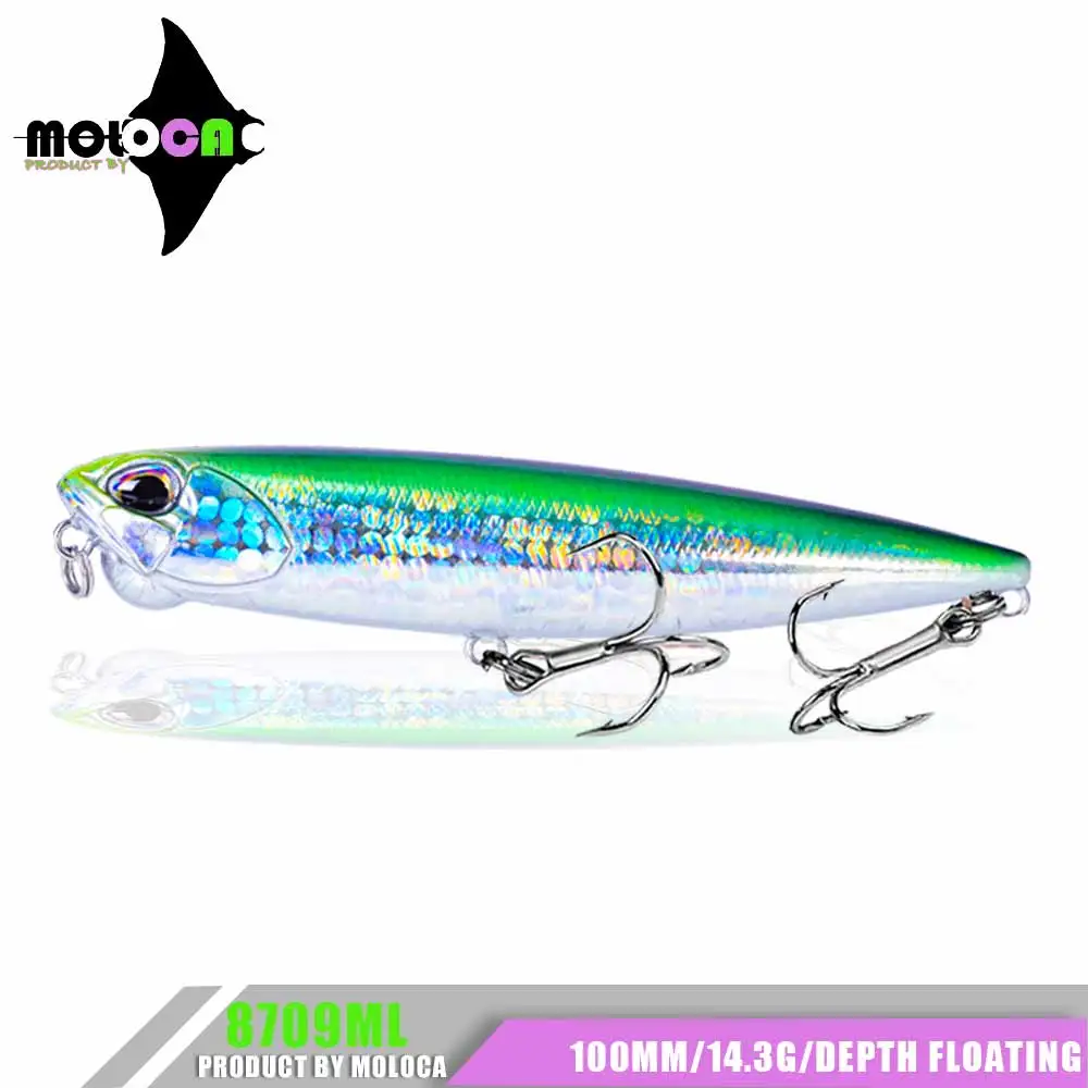 2022 Floating Pencil Fishing Lure 100mm 14.3g Walk Dog Action Peche Accessoire Leurre Brochet Isca Artificial Wobblers Equipment
2022 Floating Pencil Fishing Lure 100mm 14.3g Walk Dog Action Peche Accessoire Leurre Brochet Isca Artificial Wobblers Equipment