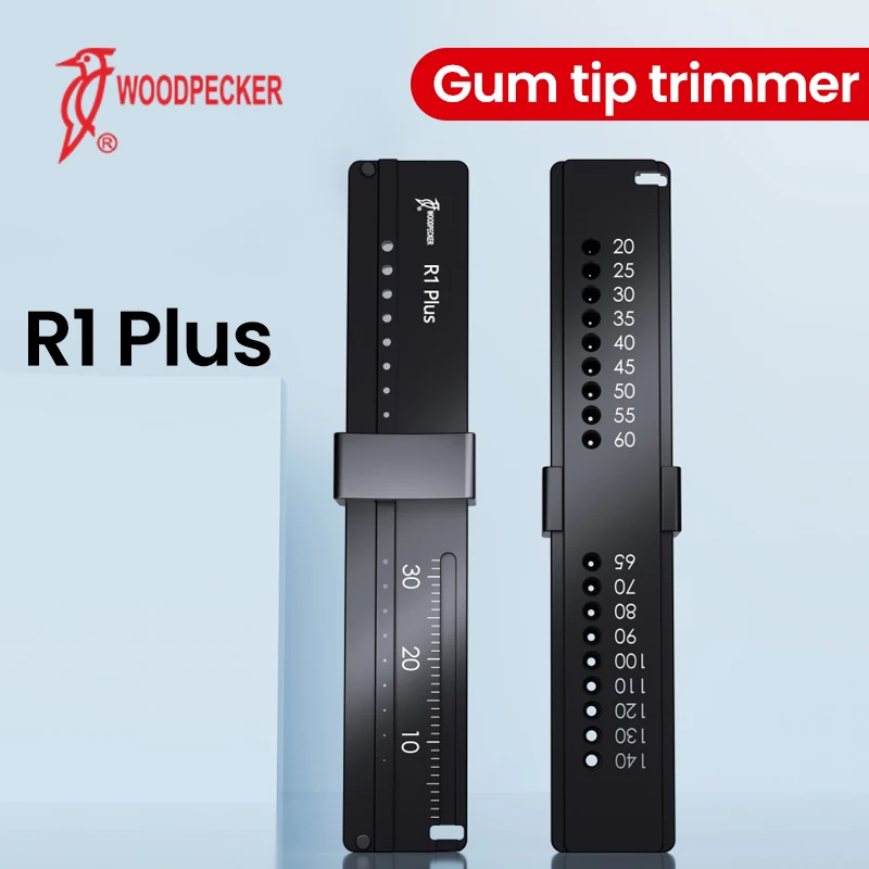 WOODPECKER R1 Plus Dental Tip Cutter with 18 Size Holes, Laser Marking, Rust-resistant Blades Made in Germany & Japan
WOODPECKER R1 Plus Dental Tip Cutter with 18 Size Holes, Laser Marking, Rust-resistant Blades Made in Germany & Japan