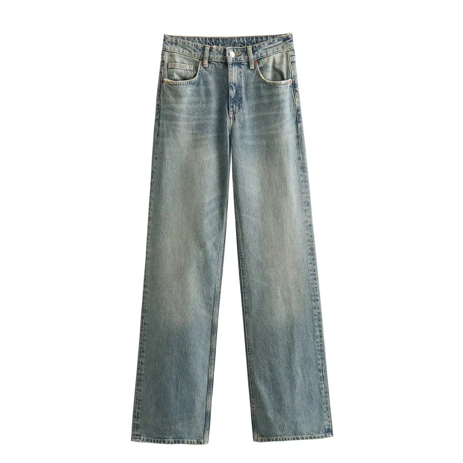Women 2023 Autumn New Fashion Casual Wide Leg Jeans Retro Zipper Flying Pocket Wear Hem Straight Through Pants Mujer
Women 2023 Autumn New Fashion Casual Wide Leg Jeans Retro Zipper Flying Pocket Wear Hem Straight Through Pants Mujer