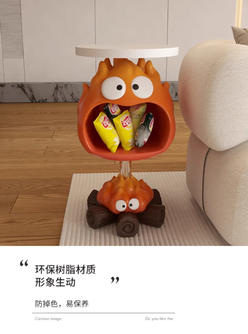 Creative Light Luxury Flame Snack Rack Ornaments, Sculpture Decorations Next To The Sofa in The Living Room, Home Furniture Gift Creative Light Luxury Flame Snack Rack Ornaments, Sculpture Decorations Next To The Sofa in The Living Room, Home Furniture Gift