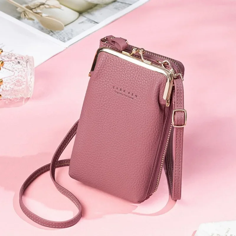 

Small Crossbody Bags Women Mini PU Leather Shoulder Messenger Bag For Girls Bolsas Ladies Phone Purse Zipper Flap Handbag