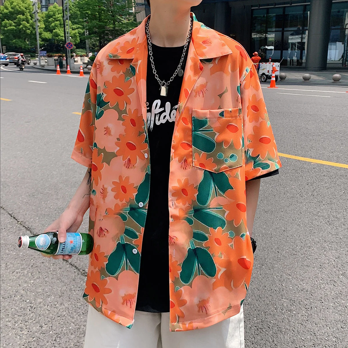 Full Printed Shirt Vacation Casual Short Sleeve Top Loose Trend Thin Half-sleeved Shirt Mens Clothes Oversize Spring Summer Coat
Full Printed Shirt Vacation Casual Short Sleeve Top Loose Trend Thin Half-sleeved Shirt Mens Clothes Oversize Spring Summer Coat