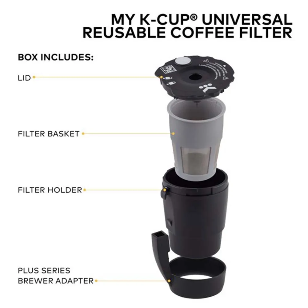Coffee Makers Coffee Filter Pod 1pcs 2.0 Models For Keurig Plus K-Select Plastic/stainless Steel Kitchen High Quality Reliable
Coffee Makers Coffee Filter Pod 1pcs 2.0 Models For Keurig Plus K-Select Plastic/stainless Steel Kitchen High Quality Reliable