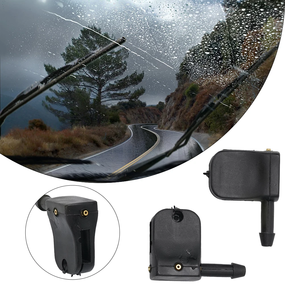 Accessories Brand New Windshield Washer Nozzle Jet Sprayer 2pcs For 12mm Wiper Arm For Van Trunk Front Windshield
Accessories Brand New Windshield Washer Nozzle Jet Sprayer 2pcs For 12mm Wiper Arm For Van Trunk Front Windshield
