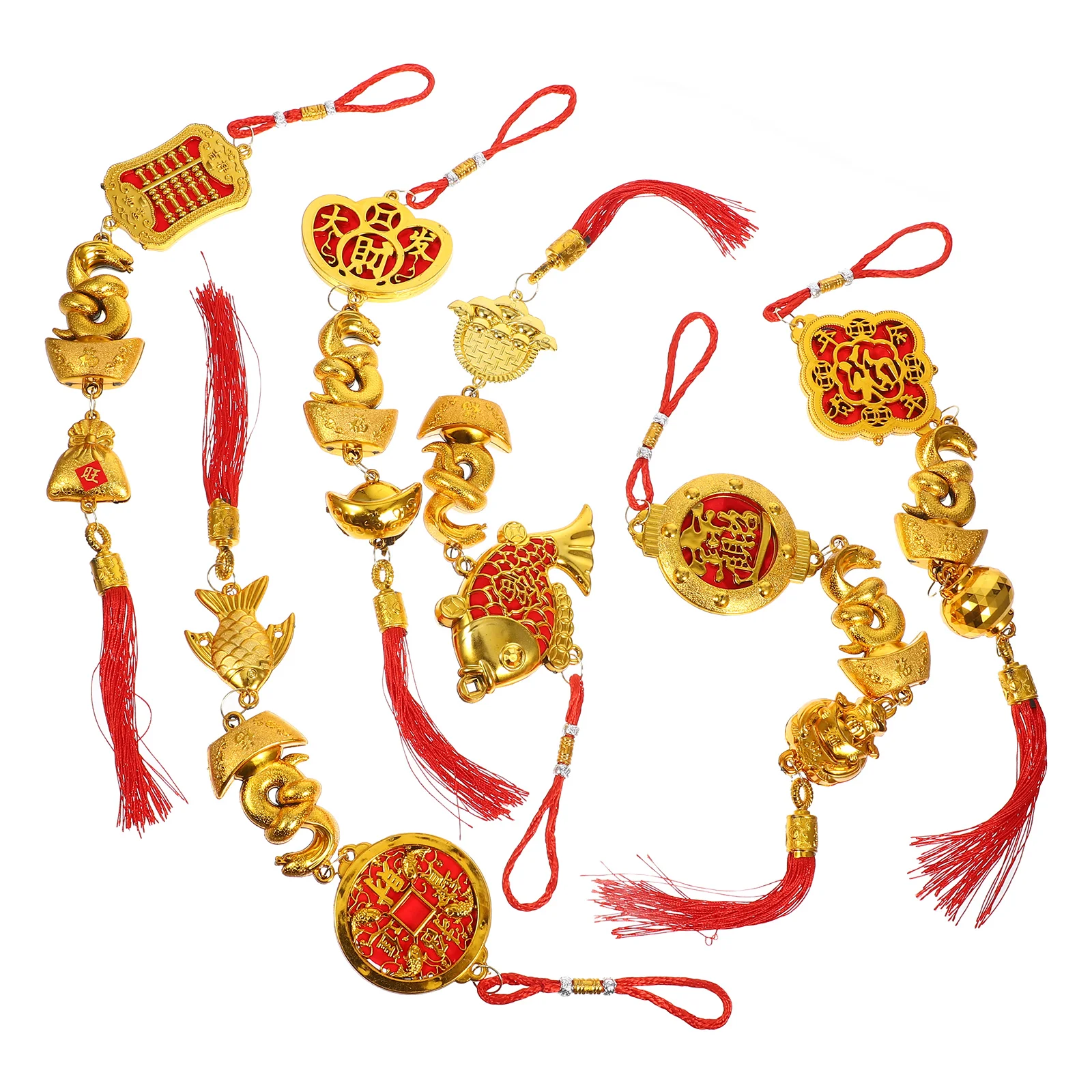 6 Pcs Chinese New Year Decoration Pendant Years Decorations Lantern Bonsai Hanging Ornament
6 Pcs Chinese New Year Decoration Pendant Years Decorations Lantern Bonsai Hanging Ornament