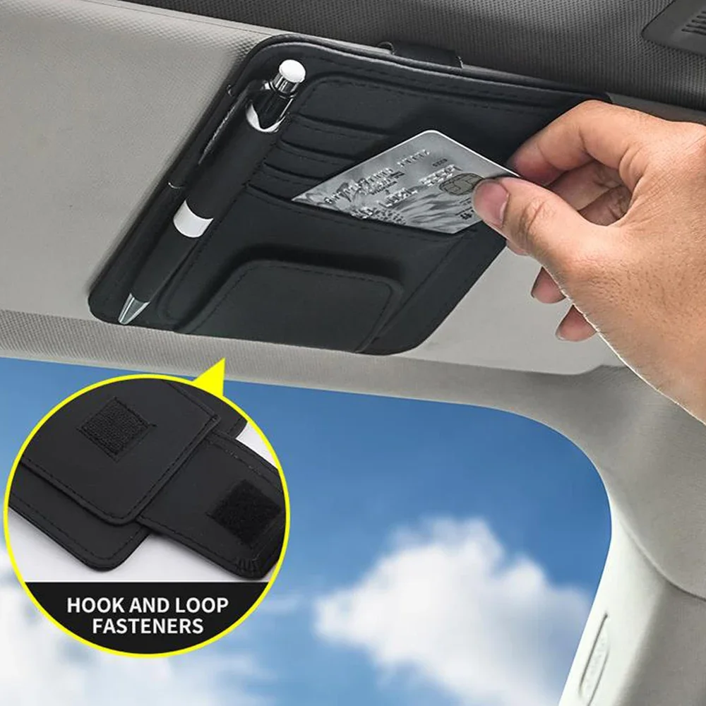 Автомобильный органайзер для солнцезащитных очков, кожаный держатель для солнцезащитных очков с несколькими карманами, для хранения зеркальных карт
Автомобильный органайзер для солнцезащитных очков, кожаный держатель для солнцезащитных очков с несколькими карманами, для хранения зеркальных карт