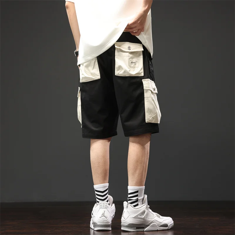 Летние контрастные свободные шорты-карго, модифицированные прямые брюки, повседневные мужские спортивные брюки Harlan с множеством сумок
Летние контрастные свободные шорты-карго, модифицированные прямые брюки, повседневные мужские спортивные брюки Harlan с множеством сумок