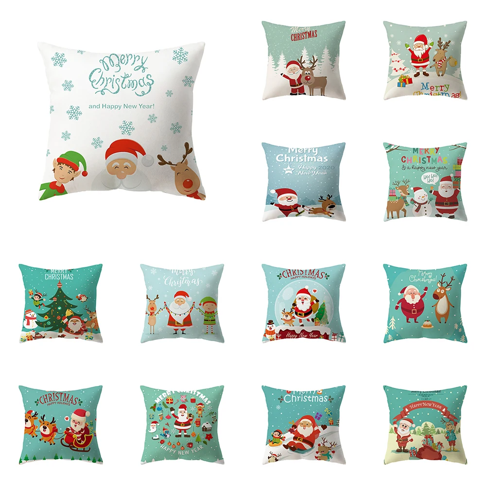 Cute Santa Claus Print Pattern Cushion Cover Home Living Room Sofa Decoration Square Polyester Pillow
Cute Santa Claus Print Pattern Cushion Cover Home Living Room Sofa Decoration Square Polyester Pillow