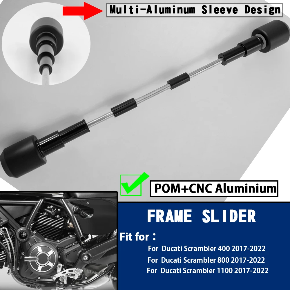 For Ducati Scrambler800 Scrambler 800 400 1100 Motorcycle Falling Protection Frame Slider Fairing Guard Crash Pad Protector CNC
For Ducati Scrambler800 Scrambler 800 400 1100 Motorcycle Falling Protection Frame Slider Fairing Guard Crash Pad Protector CNC