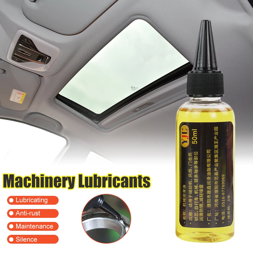 New 50ml Machinery Lubrication Oil Rust Proof Zipper Running Sewing Machine Oil Fan Hinge Door Keyhole Bearing Gear Lubrication
New 50ml Machinery Lubrication Oil Rust Proof Zipper Running Sewing Machine Oil Fan Hinge Door Keyhole Bearing Gear Lubrication
