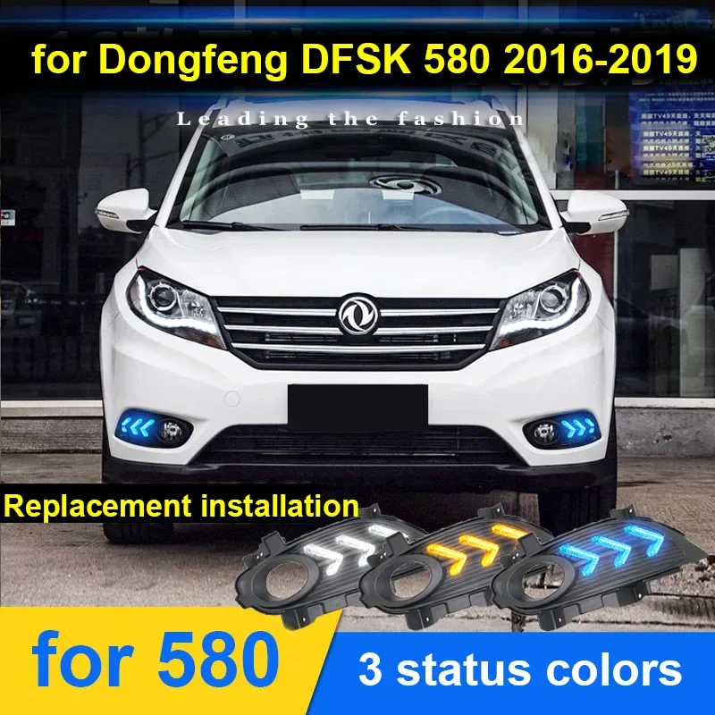 2pcs For Dongfeng DFSK 580 2016-2022 Modification Daytime Running Lights LED Lights Front Fog Lamp Frame
2pcs For Dongfeng DFSK 580 2016-2022 Modification Daytime Running Lights LED Lights Front Fog Lamp Frame