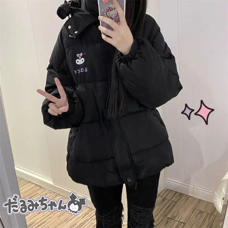 Sanrio koomi Kawaii/утепленная одежда с рисунком из мультфильма Cinnamoroll My Melody/Милая Свободная куртка с хлопковой подкладкой для студентов подарки для девочек
Sanrio koomi Kawaii/утепленная одежда с рисунком из мультфильма Cinnamoroll My Melody/Милая Свободная куртка с хлопковой подкладкой для студентов подарки для девочек