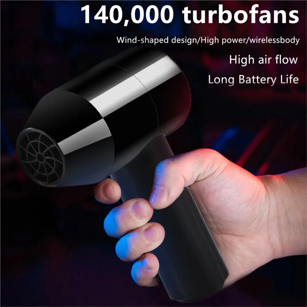 140,000 RPM Mini Turbojet Fan Multi-functional Mini Portable Power Fan High-speed Air Duct Fan Brushless Motor Outdoor Car Wash
140,000 RPM Mini Turbojet Fan Multi-functional Mini Portable Power Fan High-speed Air Duct Fan Brushless Motor Outdoor Car Wash