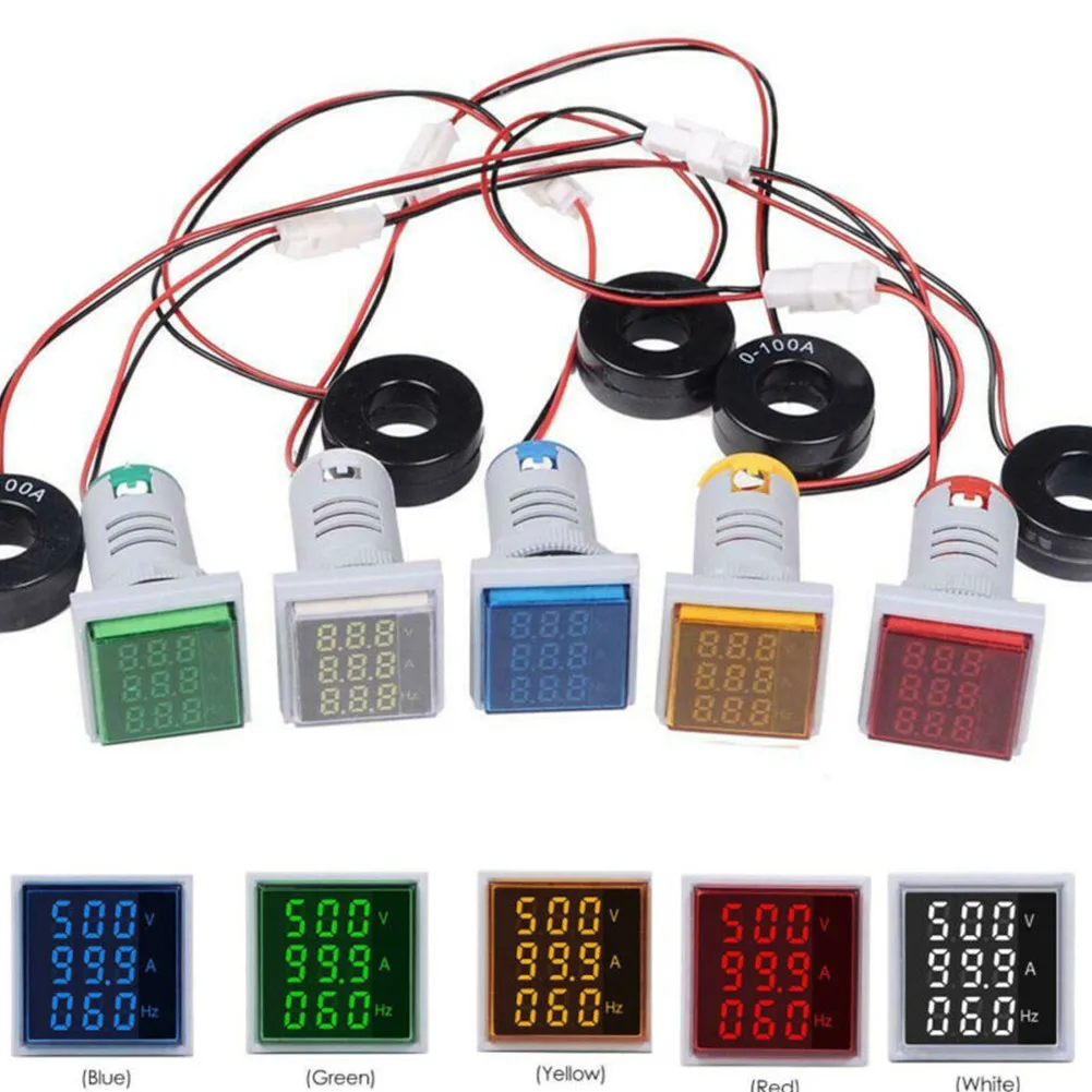 LED Digital Display Voltmeter Ammeter Voltage Current Frequency Tester Meter 10A Digital Voltmeter Ammeter Dual Display
LED Digital Display Voltmeter Ammeter Voltage Current Frequency Tester Meter 10A Digital Voltmeter Ammeter Dual Display