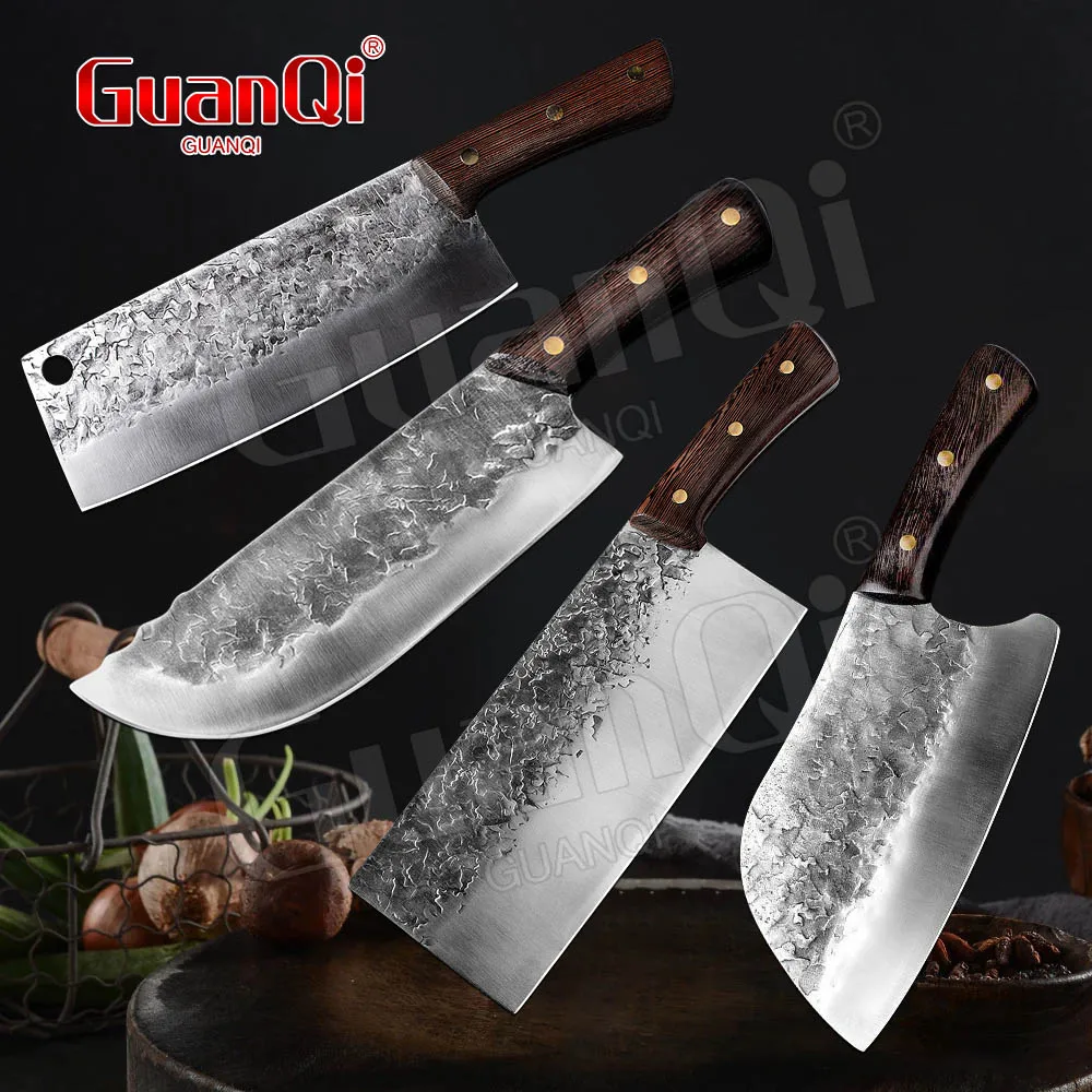 Handmade Forged Kitchen Knifes Sharp Traditional Chopping Cleaver Stainless Steel Slicing Knife Butcher Knife Cooking Knifes
Handmade Forged Kitchen Knifes Sharp Traditional Chopping Cleaver Stainless Steel Slicing Knife Butcher Knife Cooking Knifes
