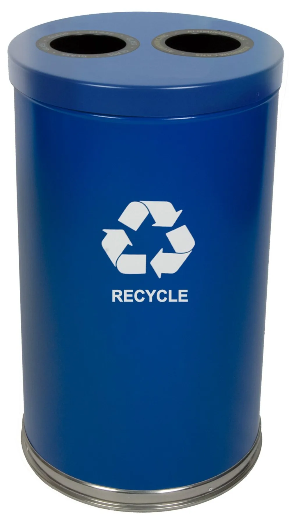 2 Open Recycling Container with 2 Plastic Liners Round Appearance Beautiful and Easy To Maintain Blue
2 Open Recycling Container with 2 Plastic Liners Round Appearance Beautiful and Easy To Maintain Blue