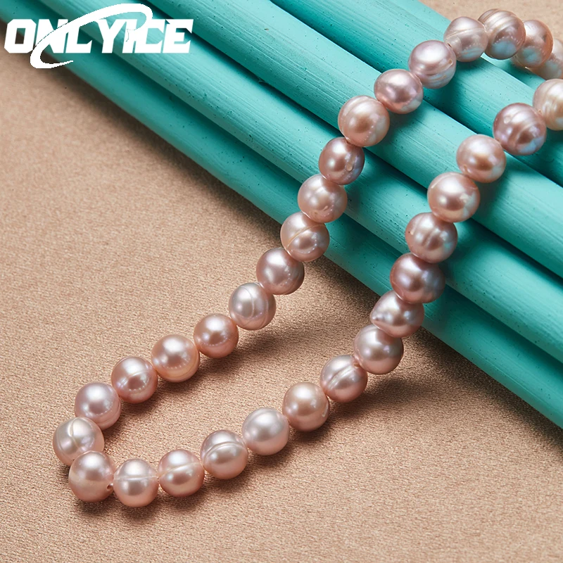 925 Sterling Silver Lobster Clasp Beautiful 7-8mm Natural Freshwater Pearl Necklace For Woman Engagement Wedding Charm Jewelry
925 Sterling Silver Lobster Clasp Beautiful 7-8mm Natural Freshwater Pearl Necklace For Woman Engagement Wedding Charm Jewelry