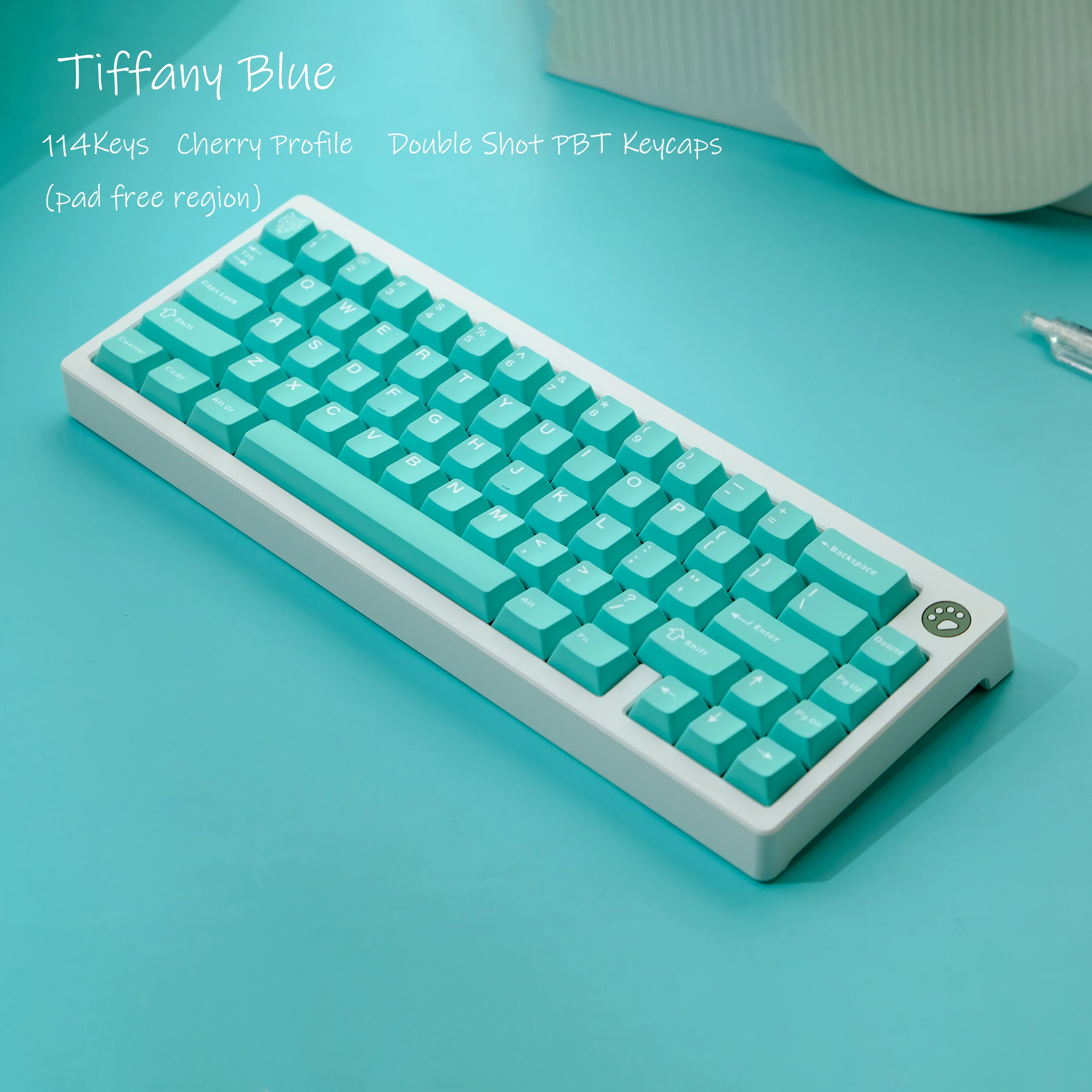 114 Keys Light blue Keyboard Keycaps Double Shot PBT Keycaps Cherry Profile for Gateron MX Switches Mechanical Gamer Keyboard
114 Keys Light blue Keyboard Keycaps Double Shot PBT Keycaps Cherry Profile for Gateron MX Switches Mechanical Gamer Keyboard