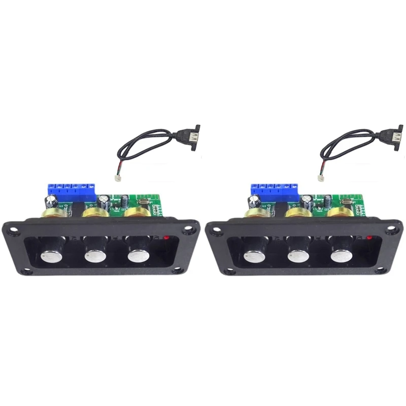 2X Bluetooth 5.0 Amplifier Power Audio Board 30W Mono Stage Power Amplifier Board, U Disk Decoder, With USB Line
2X Bluetooth 5.0 Amplifier Power Audio Board 30W Mono Stage Power Amplifier Board, U Disk Decoder, With USB Line