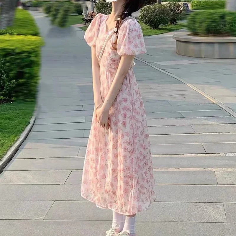 2023 V Neck Short Sleeve Long Dresses Summer Sweet French Evening Party Dresses Fashion Chiffon Floral Dress for Women New 27801
2023 V Neck Short Sleeve Long Dresses Summer Sweet French Evening Party Dresses Fashion Chiffon Floral Dress for Women New 27801