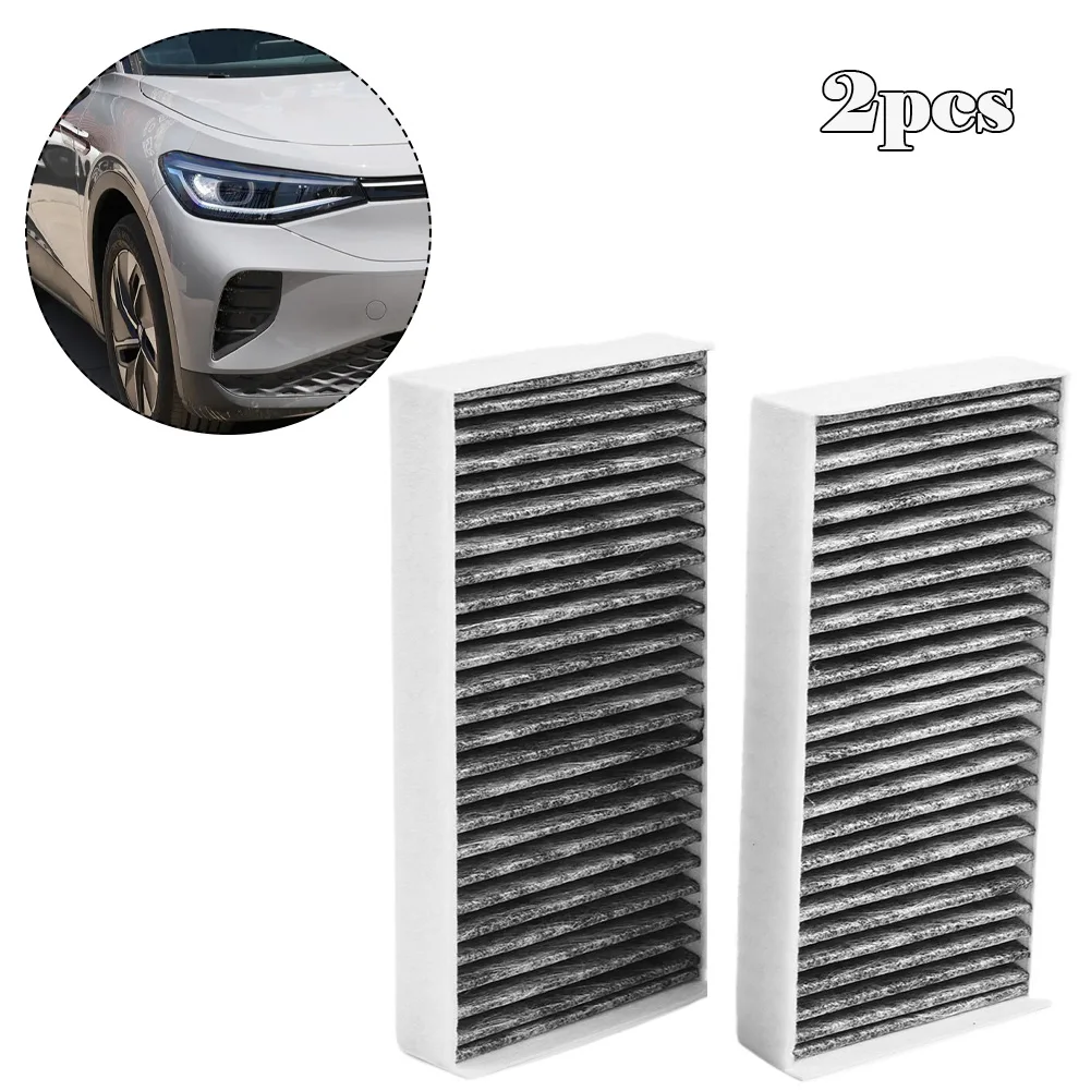 

2Pcs Cabin Filter For ID4 ID.4X ID.4 Crozz 2020 2021 2022 2023 Car Air Conditioner Filter Car Accessories