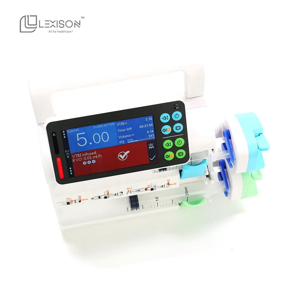 Veterinary Equipment PRSP-S5000 High Quality Electric Automatic Dual Channel Sy ringe in fusion Pump with Touch Screen
Veterinary Equipment PRSP-S5000 High Quality Electric Automatic Dual Channel Sy ringe in fusion Pump with Touch Screen