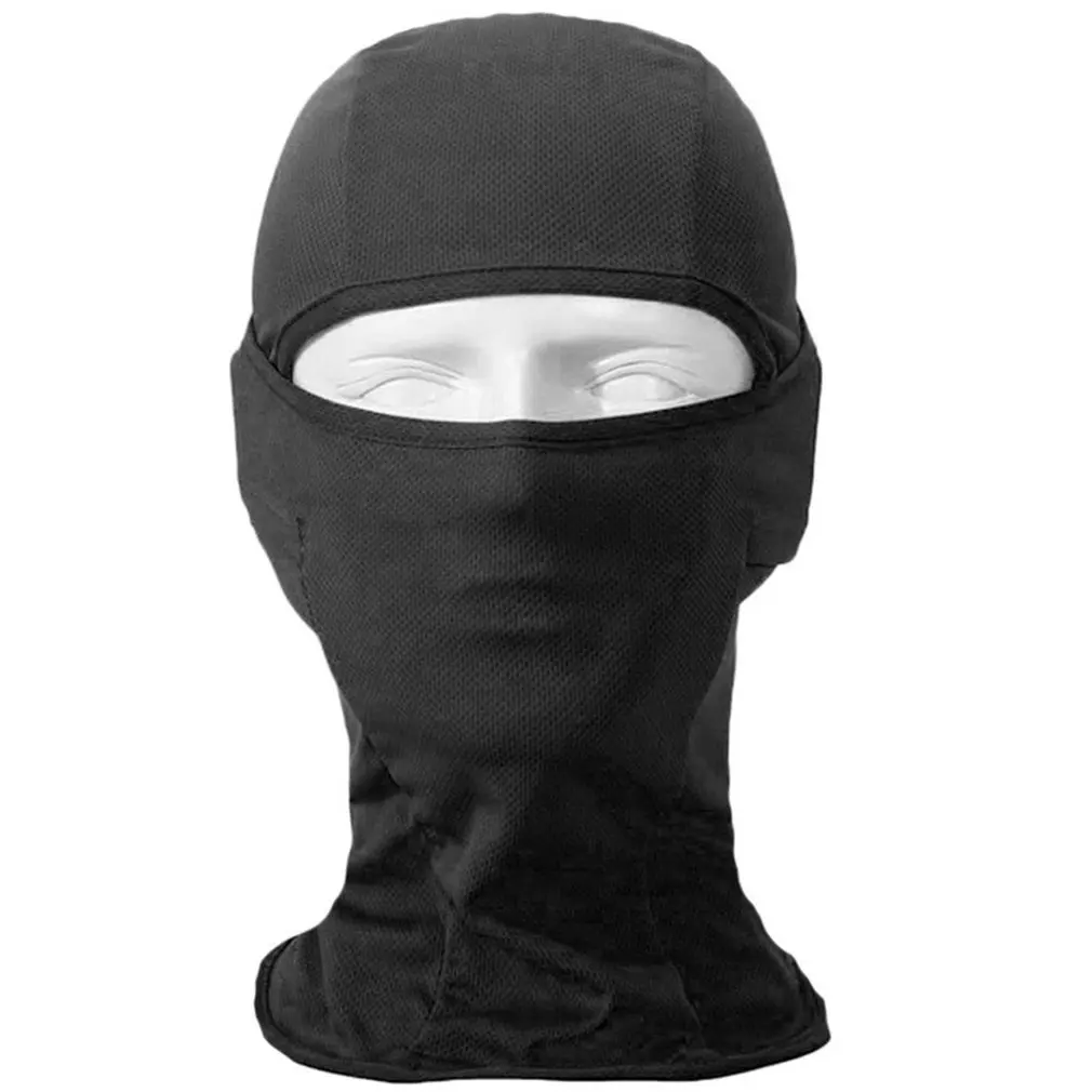 

Winter Fleece Black Full Face Mask Neck Warmer Thermal Head Cover Cycling Hood Liner Sport Ski Snowboard Scarf Hat Men