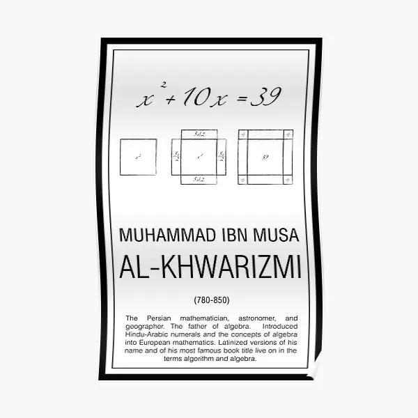 Al Khwarizmi, Постер, Декор, Настенная роспись, винтажное украшение, забавное домашнее современное искусство, комната без рамки
Al Khwarizmi, Постер, Декор, Настенная роспись, винтажное украшение, забавное домашнее современное искусство, комната без рамки