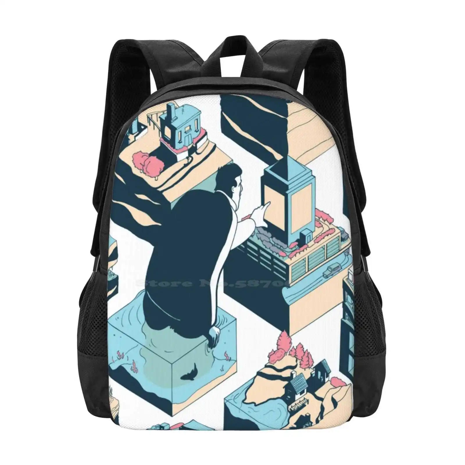 Reach School Bags Travel Laptop Backpack Screenprinting 4 Color Figures Isometric
Reach School Bags Travel Laptop Backpack Screenprinting 4 Color Figures Isometric