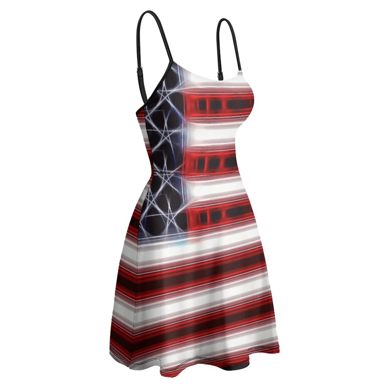 Abstract American Flag Women's Sling Dress Cute Sexy Woman's Clothing Funny Novelty Cocktails Suspender Dress
Abstract American Flag Women's Sling Dress Cute Sexy Woman's Clothing Funny Novelty Cocktails Suspender Dress