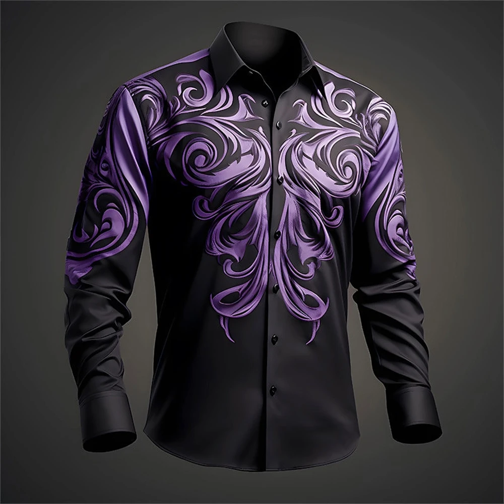 Autumn Fashion Men's Shirt 3d Printed Long Sleeve Shirts For Men Daily Business Casual Shirts Loose Oversized High Quality Tops
Autumn Fashion Men's Shirt 3d Printed Long Sleeve Shirts For Men Daily Business Casual Shirts Loose Oversized High Quality Tops