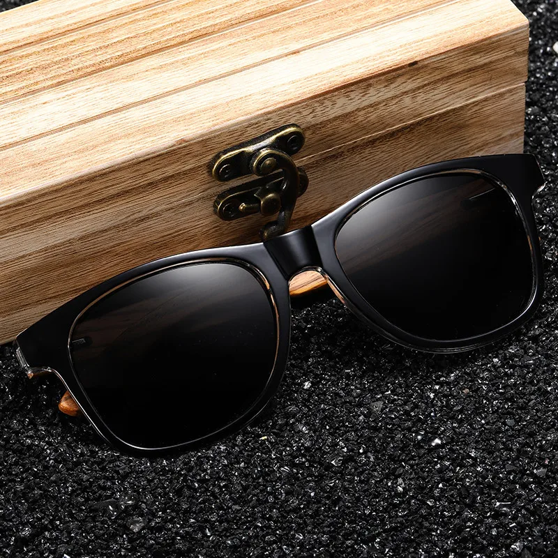 

2023 New Wooden Handmade Sunglasses Polarized Eyewear Outdoor Driving Sun Glasses For Men Women Reinforced Hinge Mirror Shades