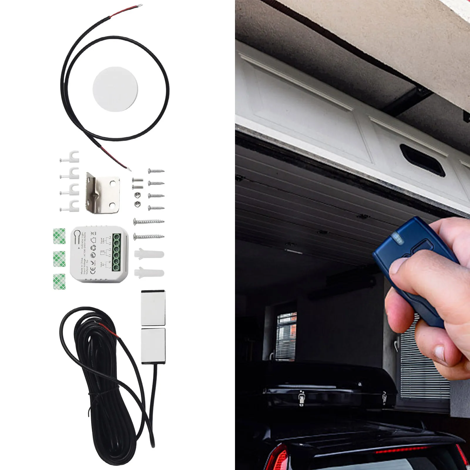 Experience Convenience and Security with WiFi Remote Control and Voice Activation for Your Garage Door Get Smart!
Experience Convenience and Security with WiFi Remote Control and Voice Activation for Your Garage Door Get Smart!