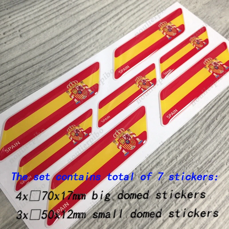 Spain Flag 3d Epoxy Dome Badge Car Sticker Car Tuning Motorcycle Decoration Trolley Case Laptop Mobile Phone Vinyl Decal
Spain Flag 3d Epoxy Dome Badge Car Sticker Car Tuning Motorcycle Decoration Trolley Case Laptop Mobile Phone Vinyl Decal