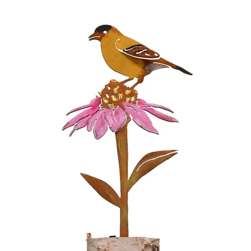 Metal Bird Garden Stake Rusty Tits And Berries Autumn Decoration Metal Painted Bird Outdoor Decoration For Front Backyard Fence
Metal Bird Garden Stake Rusty Tits And Berries Autumn Decoration Metal Painted Bird Outdoor Decoration For Front Backyard Fence