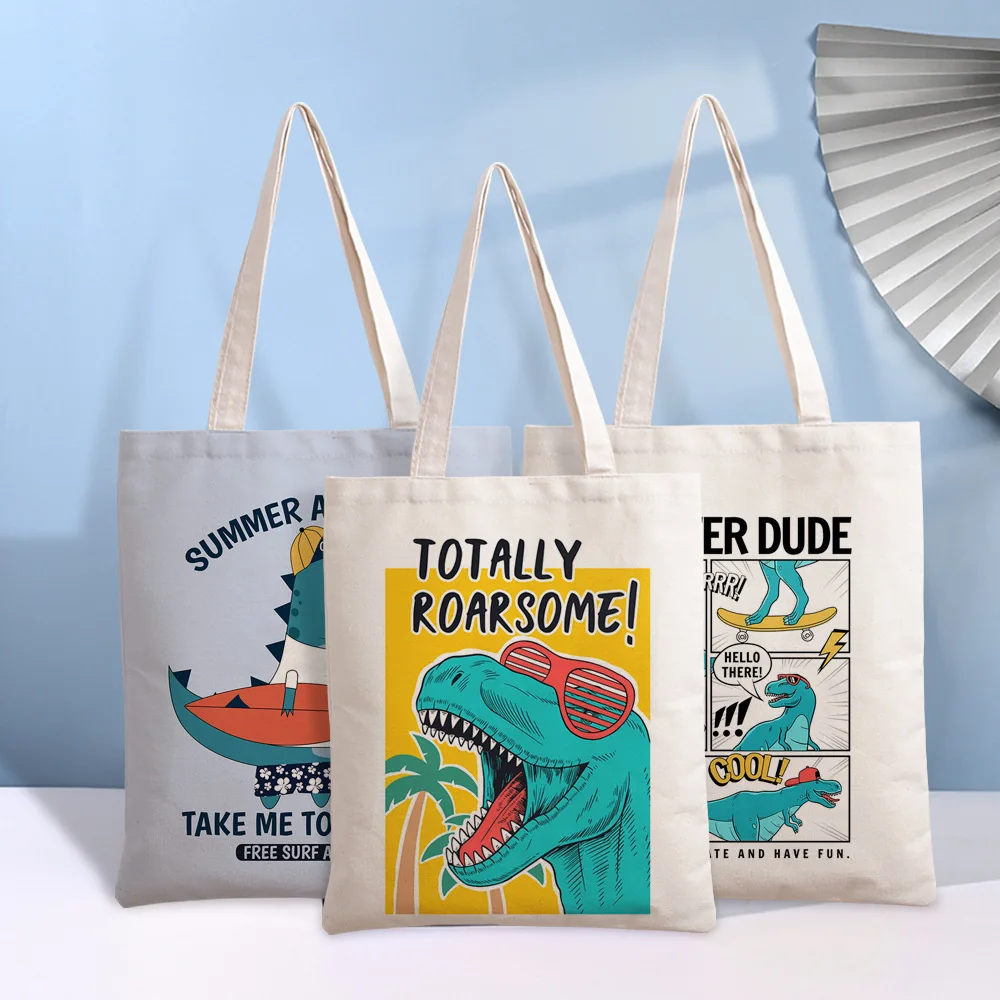 Cartoon Animal Cute Dinosaur Gift Handbags Outdoor Eco Friendly Travel Portable Women Shoulder Bag High Capacity Shopping Bag
Cartoon Animal Cute Dinosaur Gift Handbags Outdoor Eco Friendly Travel Portable Women Shoulder Bag High Capacity Shopping Bag