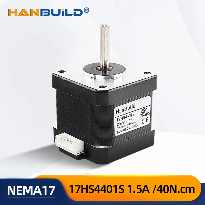 5PCS Micro gear stepper motor Nema17 42BYGH40 4-lead 1.7A 65oz.in 40N.CM Motor For CNC Milling Machine 17HS4401S 0.9 Degree
5PCS Micro gear stepper motor Nema17 42BYGH40 4-lead 1.7A 65oz.in 40N.CM Motor For CNC Milling Machine 17HS4401S 0.9 Degree