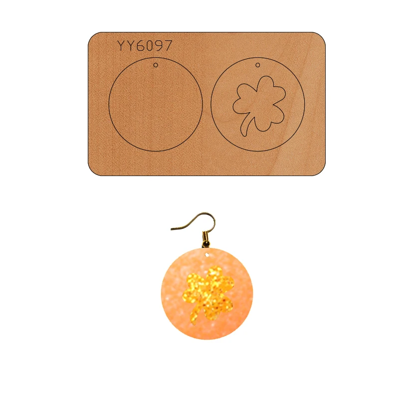 Earring mold knife model YY6097 is suitable for all cutting machines on the market die cuts
Earring mold knife model YY6097 is suitable for all cutting machines on the market die cuts
